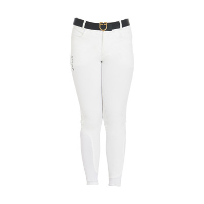 Pantalon enfant en tissu technique Equestro Blanc