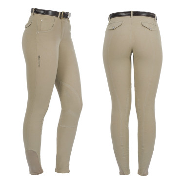 Pantalon femme Race en coton stretch Equestro Pantalon femme Race en coton stretch Equestro
