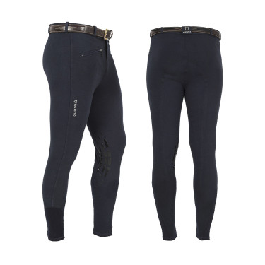 Pantalon homme Zeus avec grip genou en coton stretch Equestro Pantalon homme Zeus avec grip genou en coton stretch Equestro