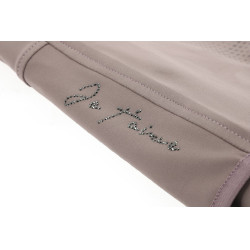 Pull-on Equithème Flora fond silicone Vieux rose