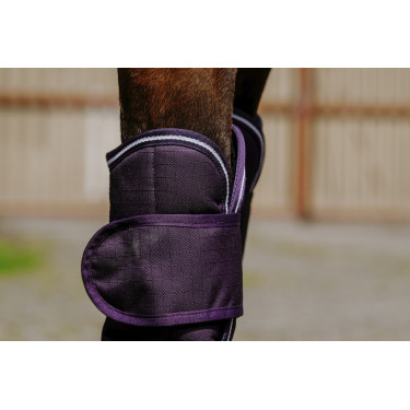 Guêtres de transport Equithème Tyrex 600D Prune Violet