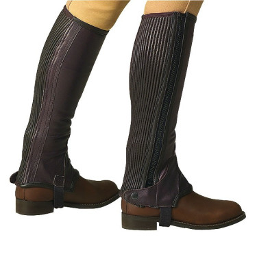 Mini-chaps Equithème cuir Mini-chaps Equithème cuir