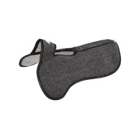 Amortisseur Piuma poche double feutre arrière Equestro Charbon / gris