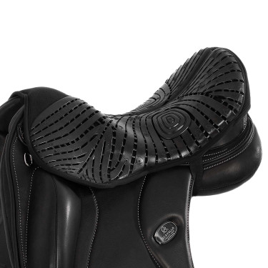 Protège-siège en gel Air Plus pour dressage avec gel extérieur 10mm Acavallo Noir
