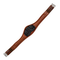 Sangle anatomique obstacle en cuir de veau Acavallo Cognac Marron Sangle anatomique obstacle en cuir de veau Acavallo Cognac Marron