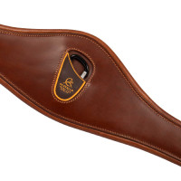 Sangle anatomique obstacle en cuir de veau Acavallo Cognac Marron Sangle anatomique obstacle en cuir de veau Acavallo Cognac Marron