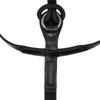 Enrênement Thiedemann en cuir italien et nylon tubulaire Acavallo Noir Enrênement Thiedemann en cuir italien et nylon tubulaire Acavallo Noir