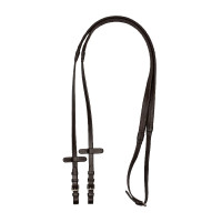 Rênes en cuir Kris Equestro Marron foncé Rênes en cuir Kris Equestro Marron foncé