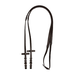 Rênes en cuir Kris Equestro Marron foncé Rênes en cuir Kris Equestro Marron foncé