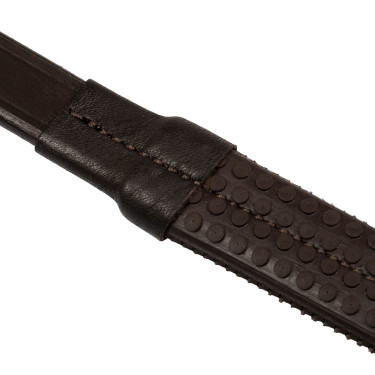 Rênes en cuir Kris Equestro Marron foncé Rênes en cuir Kris Equestro Marron foncé