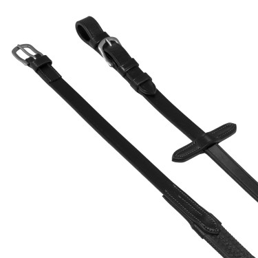 Rênes en cuir et caoutchouc Kris 5/8" Acavallo Rênes en cuir et caoutchouc Kris 5/8" Acavallo