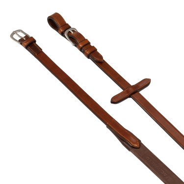Rênes en cuir avec grip en caoutchouc 5/8" Acavallo Rênes en cuir avec grip en caoutchouc 5/8" Acavallo