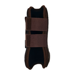 Guêtres et protège-boulets fermés en TPU et néoprène Equestro Marron