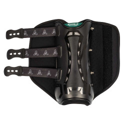 Guêtres avant de dressage anatomiques Acavallo Noir