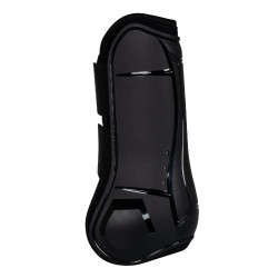 Guêtres anatomiques avec double fermeture velcro Platinum Equestro Noir