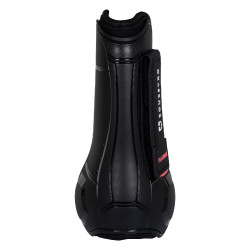 Guêtres anatomiques avec double fermeture velcro Platinum Equestro Noir