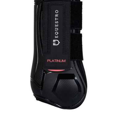 Guêtres anatomiques avec double fermeture velcro Platinum Equestro Guêtres anatomiques avec double fermeture velcro Platinum Equestro