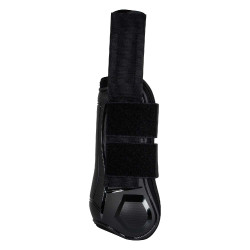 Guêtres anatomiques avec double fermeture velcro Platinum Equestro Noir
