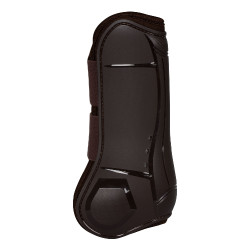 Guêtres anatomiques avec double fermeture velcro Platinum Equestro Marron