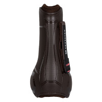 Guêtres anatomiques avec double fermeture velcro Platinum Equestro Marron