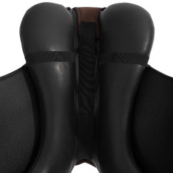 Protège-siège en gel pour dressage avec Dri-Lex 20mm Acavallo Marron