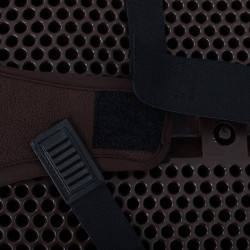 Protège-siège en gel pour dressage avec Dri-Lex 20mm Acavallo Marron