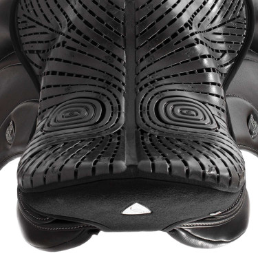 Protège-siège en gel Air Plus pour dressage avec gel extérieur 10mm Acavallo Noir