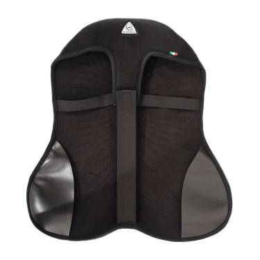 Protège-siège en gel Air Plus pour dressage avec gel extérieur 10mm Acavallo Noir