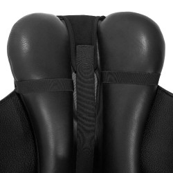 Protège-siège en gel Air Plus pour dressage avec Dri-Lex 10mm Acavallo Noir