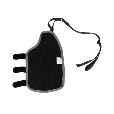 Protège-queue rembourré et imperméable Equestro Noir