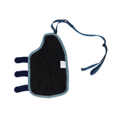 Protège-queue rembourré et imperméable Equestro Marine Bleu marine