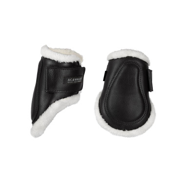Protège-boulets en cuir écologique avec double velcro Acavallo Protège-boulets en cuir écologique avec double velcro Acavallo