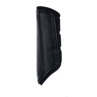 Guêtres de cross en néoprène et cuir perforé Airflow Equestro Noir Guêtres de cross en néoprène et cuir perforé Airflow Equestro Noir