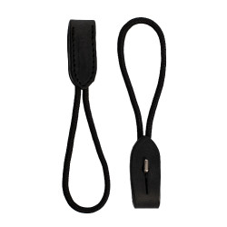 Pont Pelham avec crochet robuste Equestro Noir Pont Pelham avec crochet robuste Equestro Noir