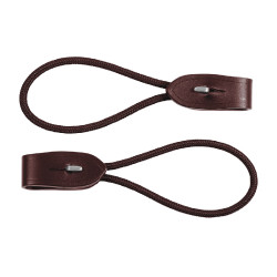 Pont Pelham avec crochet robuste Equestro Marron foncé