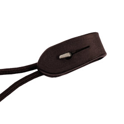 Pont Pelham avec crochet robuste Equestro Marron foncé