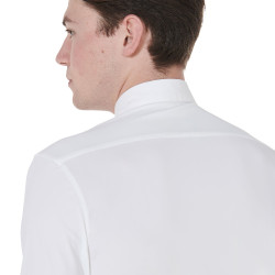 Polo de concours manches longues homme Nestor Equestro Blanc Polo de concours manches longues homme Nestor Equestro Blanc