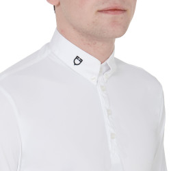 Polo de concours manches longues homme Nestor Equestro Blanc Polo de concours manches longues homme Nestor Equestro Blanc