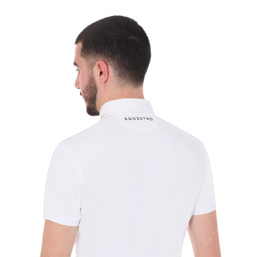 Polo de concours manches courtes homme en tissu technique respirant Hunt Equestro Polo de concours manches courtes homme en tissu technique respirant Hunt Equestro