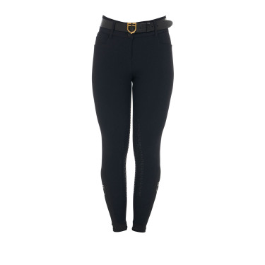 Pantalon taille haute avec grip intégral femme Equestro Pantalon taille haute avec grip intégral femme Equestro