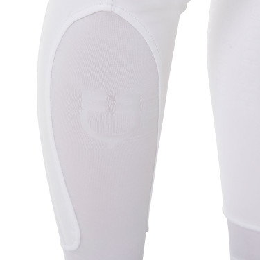 Pantalon taille haute avec grip intégral femme Equestro Blanc Pantalon taille haute avec grip intégral femme Equestro Blanc