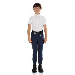 Pantalon jodhpur enfant Leilani en matériau stretch Equestro Marine Bleu marine Pantalon jodhpur enfant Leilani en matériau stretch Equestro Marine Bleu marine