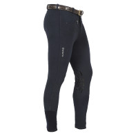 Pantalon homme Zeus avec grip genou en coton stretch Equestro Marine