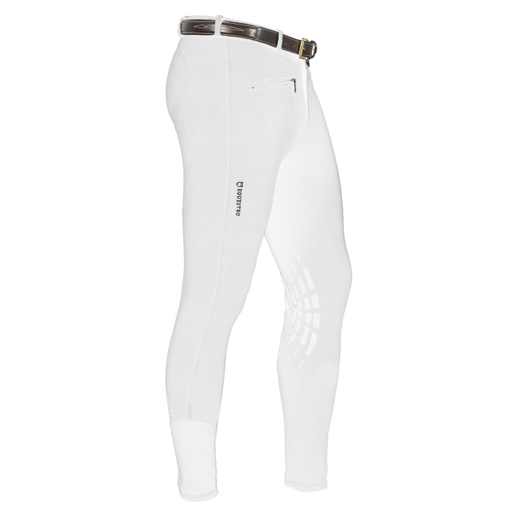 Pantalon homme Zeus avec grip genou en coton stretch Equestro Pantalon homme Zeus avec grip genou en coton stretch Equestro