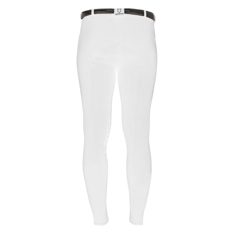 Pantalon homme Zeus avec grip genou en coton stretch Equestro Pantalon homme Zeus avec grip genou en coton stretch Equestro