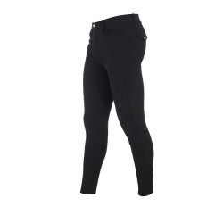 Pantalon homme Zefiro en coton stretch Equestro Noir