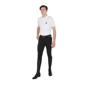 Pantalon homme Zefiro en coton stretch Equestro Pantalon homme Zefiro en coton stretch Equestro