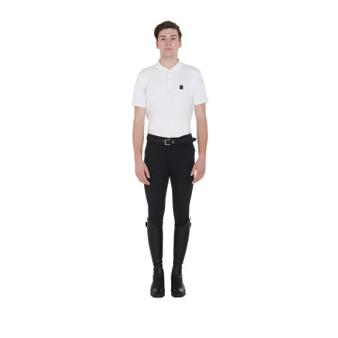 Pantalon homme Zefiro en coton stretch Equestro Pantalon homme Zefiro en coton stretch Equestro