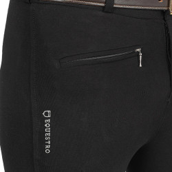 Pantalon homme Urano en coton stretch Equestro Noir Pantalon homme Urano en coton stretch Equestro Noir