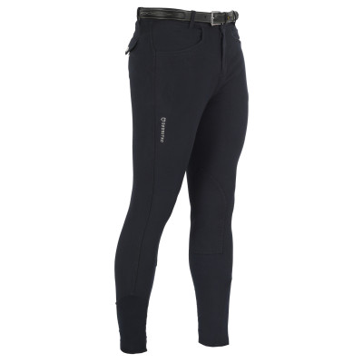 Pantalon homme Crono en coton stretch Equestro Marine